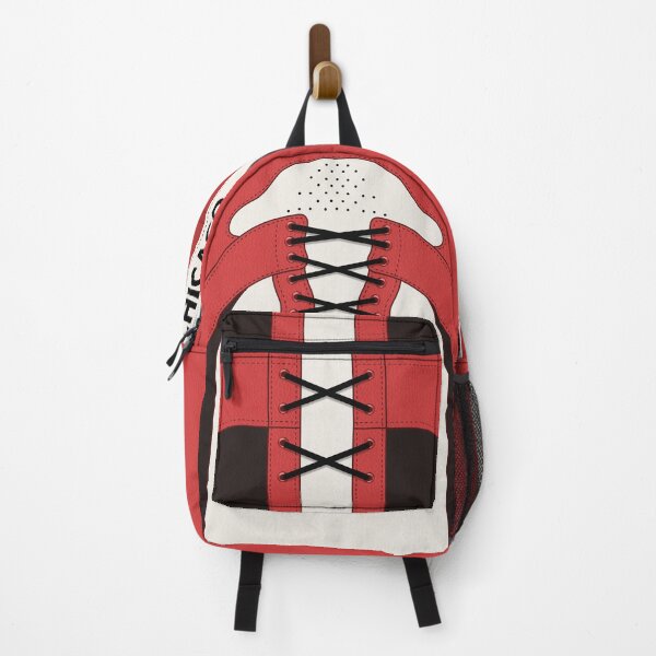 Item preview, J1 Retro Chicago - Jordan Inspired Backpack | Red | White | Black | Active | Sporty designed and sold by Jovak.