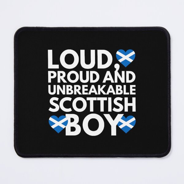 Item preview, I am Scottish Boy Loud, Proud and Unbreakable designed and sold by HelloFromAja.