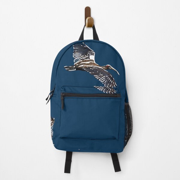 Item preview, Red Naped Ibis Indian Black Ibis White Alternate Design designed and sold by designsasstultd.