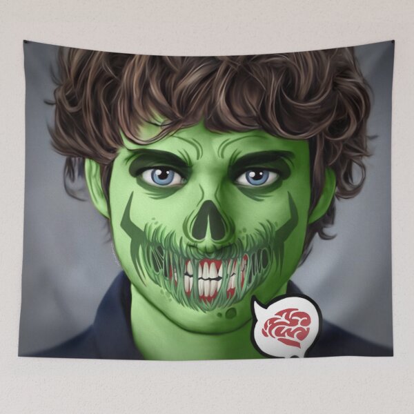 Item preview, Green Zombie Will Graham with Brain designed and sold by orionlodubyal.