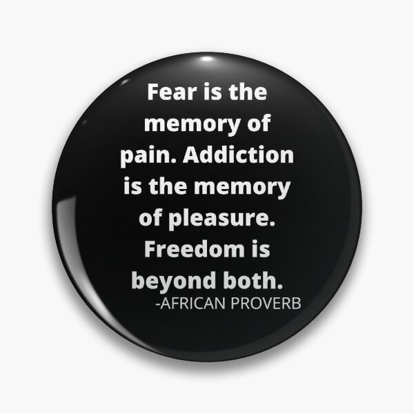 Item preview, African proverbs: Fear, addiction, and freedom designed and sold by AfricanProverbs.