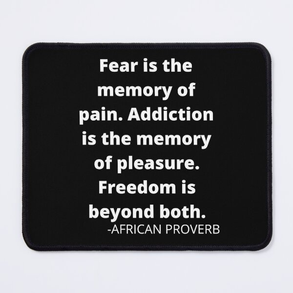 Item preview, African proverbs: Fear, addiction, and freedom designed and sold by AfricanProverbs.