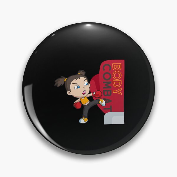Item preview, Body Combat Cute Girl Kick designed and sold by Cute-Jory-Store.