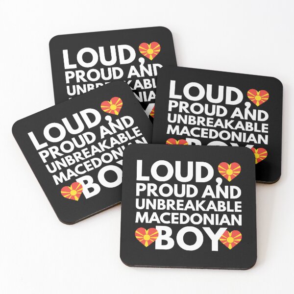 Item preview, I am Macedonian Boy Loud, Proud and Unbreakable designed and sold by HelloFromAja.