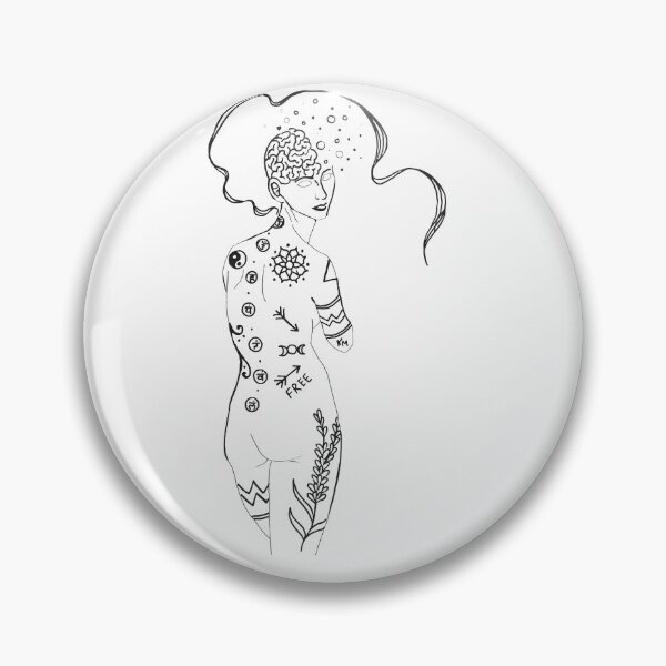 Item preview, Lady Ink | Simple Line Art Figure designed and sold by Karli Mogen.