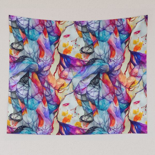 Item preview, Watercolor webs designed and sold by PinterPattern.