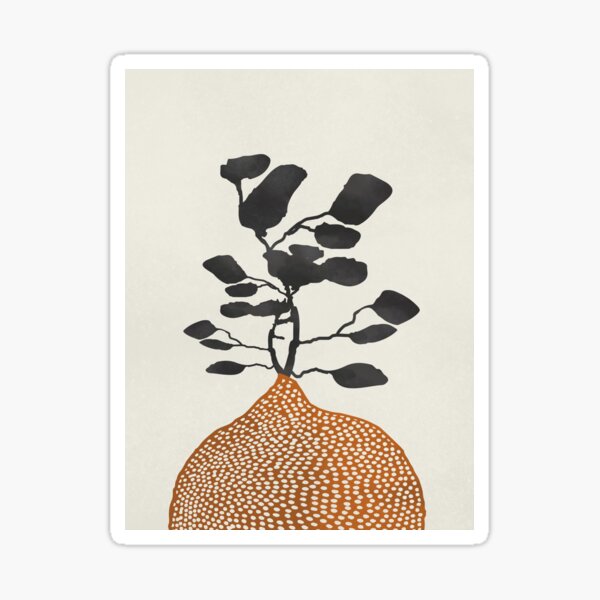 Learn character from trees, values from roots and change from leaves II Sticker