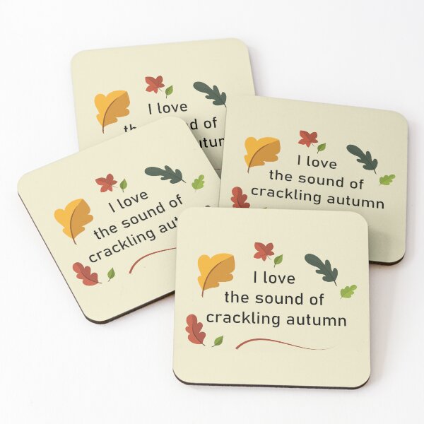 Item preview, I love the sound of crackling Autumn designed and sold by DesignsByMadiha.