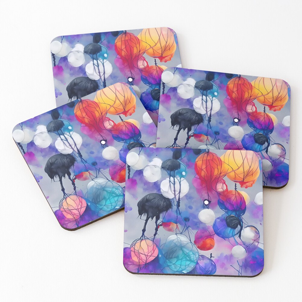 Item preview, Coasters (Set of 4) designed and sold by PinterPattern.
