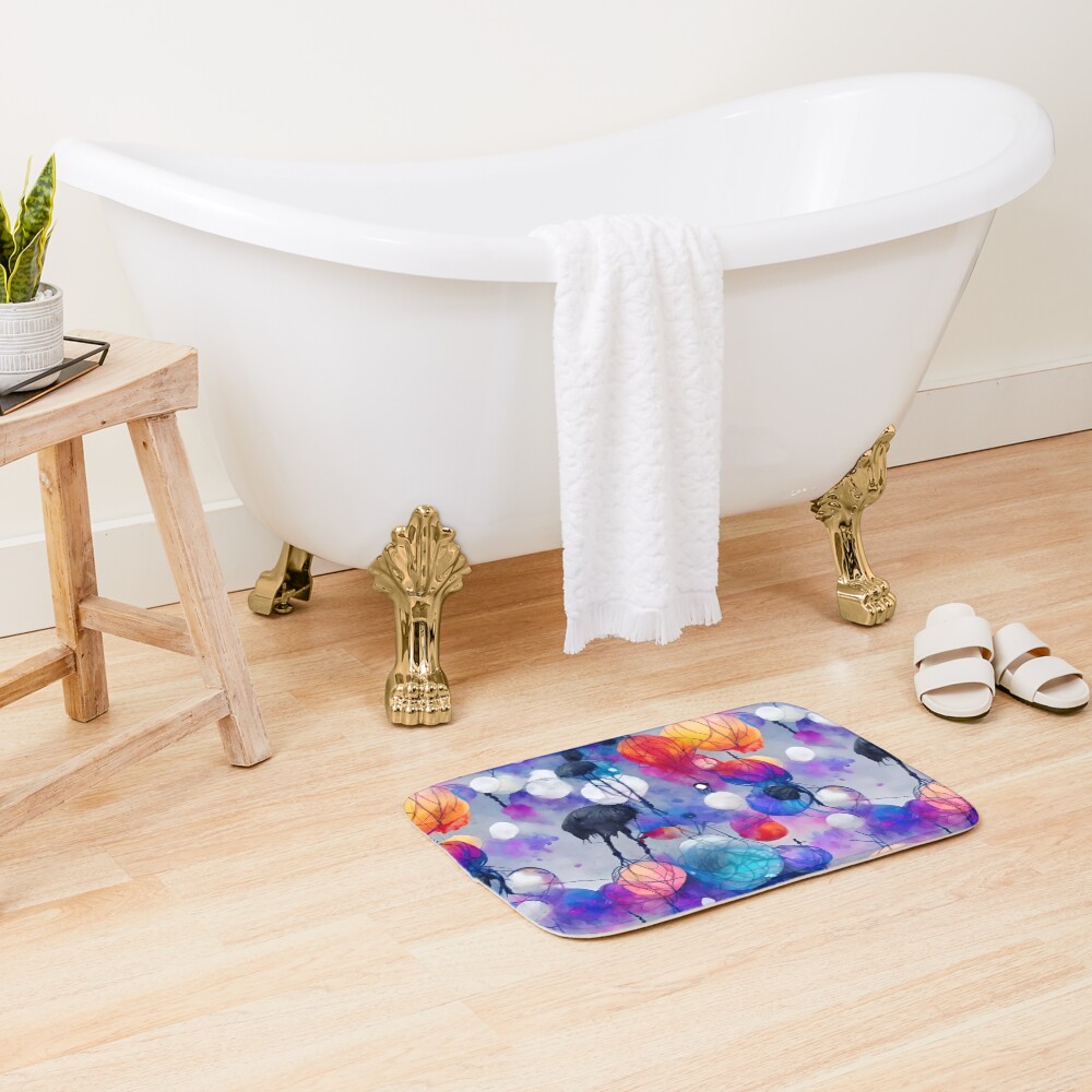 Item preview, Bath Mat designed and sold by PinterPattern.