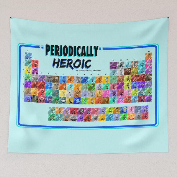 Item preview, Periodically Heroic Table designed and sold by IceboxEclair.