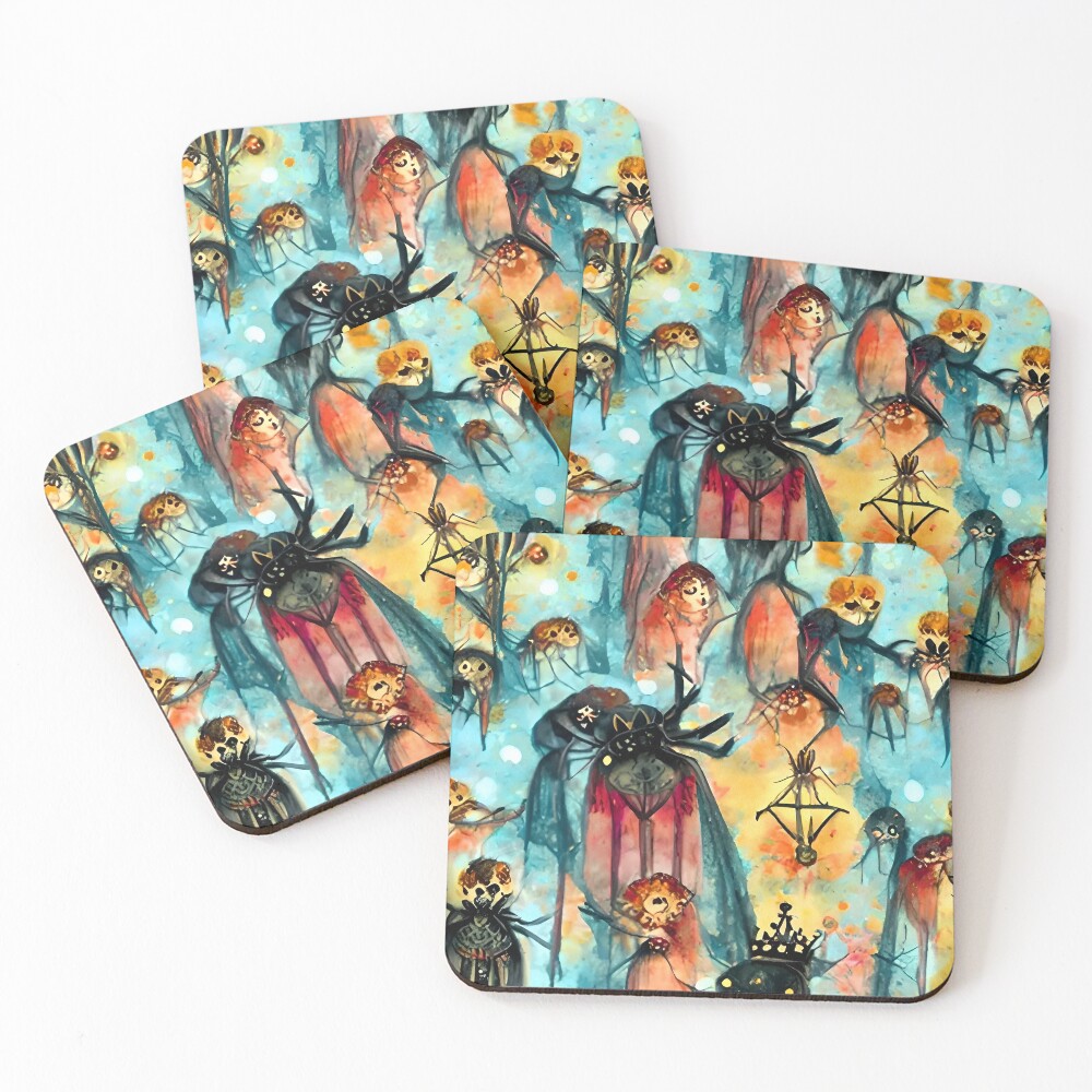 Item preview, Coasters (Set of 4) designed and sold by PinterPattern.