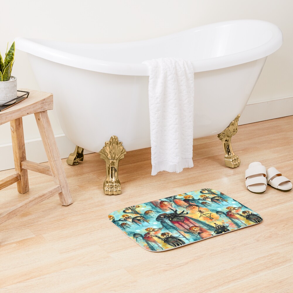 Item preview, Bath Mat designed and sold by PinterPattern.