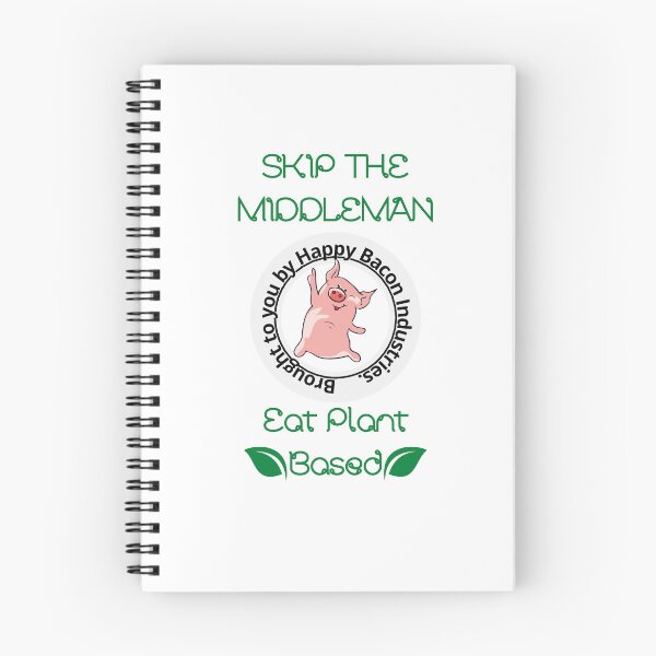 Item preview, Skip the Middle Man Eat Plant Based Food designed and sold by Kreadiv.