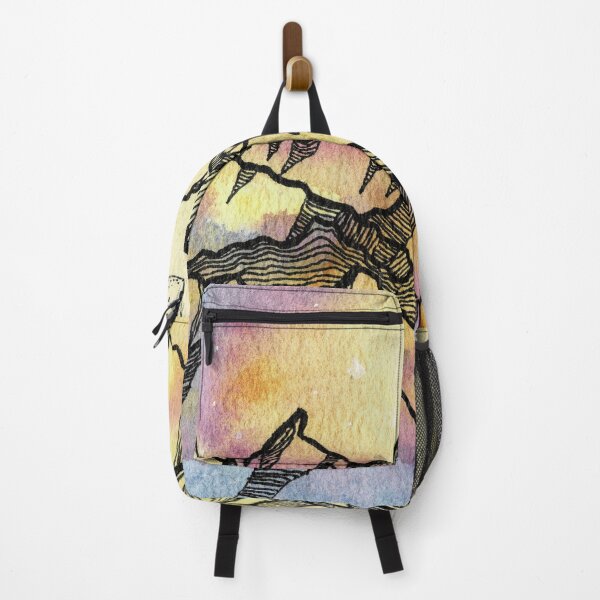 Item preview, The Multitude of Mountains Under a Rainbow Sky designed and sold by Crystal Fiquette.