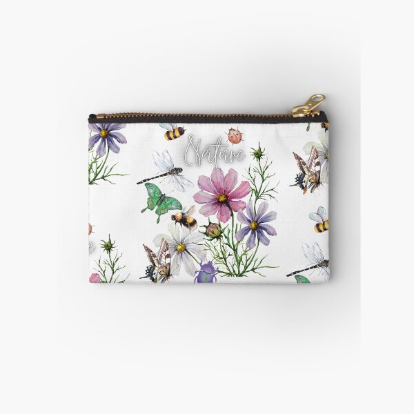 Item preview, Nature Bees & Butterflies Colorful Illustration Design designed and sold by EarthArtDesigns.