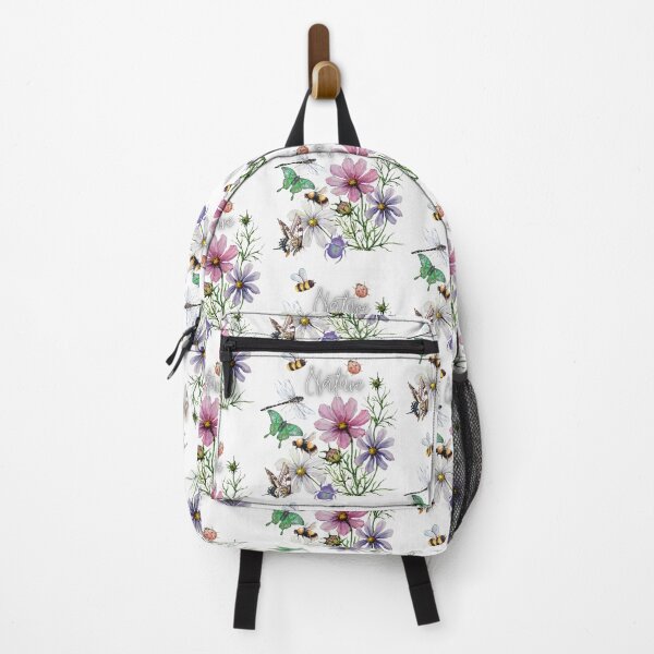 Item preview, Nature Bees & Butterflies Colorful Illustration Design designed and sold by EarthArtDesigns.