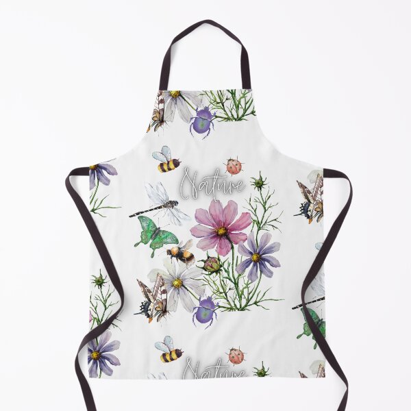 Item preview, Nature Bees & Butterflies Colorful Illustration Design designed and sold by EarthArtDesigns.