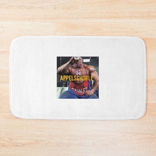 Item preview, Markus Rühl Bodybuilding Appelschorle Abbelschorle Meme Sticker designed and sold by Gymsticker.