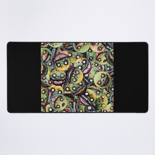 Item preview, Overlapping Creepy Zombie Smiley Faces designed and sold by SmileyDan.