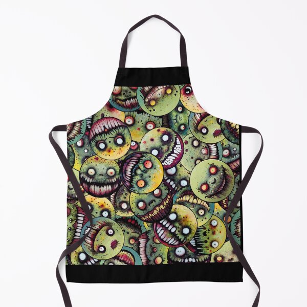 Item preview, Overlapping Creepy Zombie Smiley Faces designed and sold by SmileyDan.
