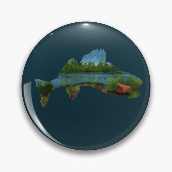 Item preview, Walleye Fishing Campsite designed and sold by CampK80.