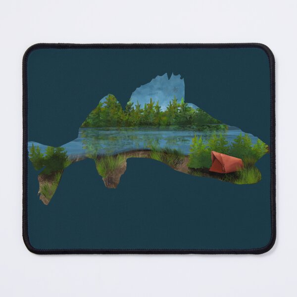 Item preview, Walleye Fishing Campsite designed and sold by CampK80.