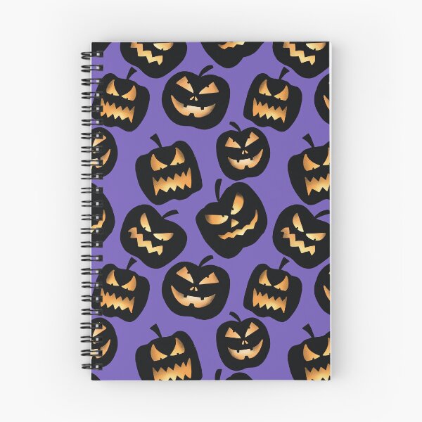 Item preview, Halloween Scary Spooky Pumpkins in Purple designed and sold by KathrinLegg.