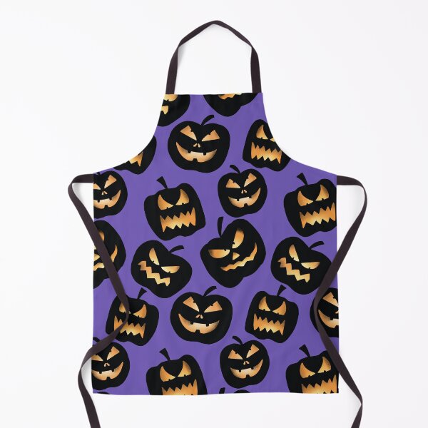 Item preview, Halloween Scary Spooky Pumpkins in Purple designed and sold by KathrinLegg.