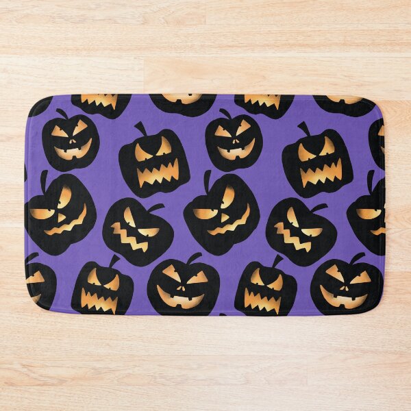 Item preview, Halloween Scary Spooky Pumpkins in Purple designed and sold by KathrinLegg.