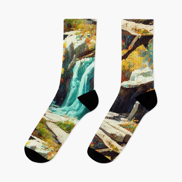 Artikelvorschau, Herbst-Wasserfall-Digital-Malerei entworfen und verkauft von RadicalWombat.