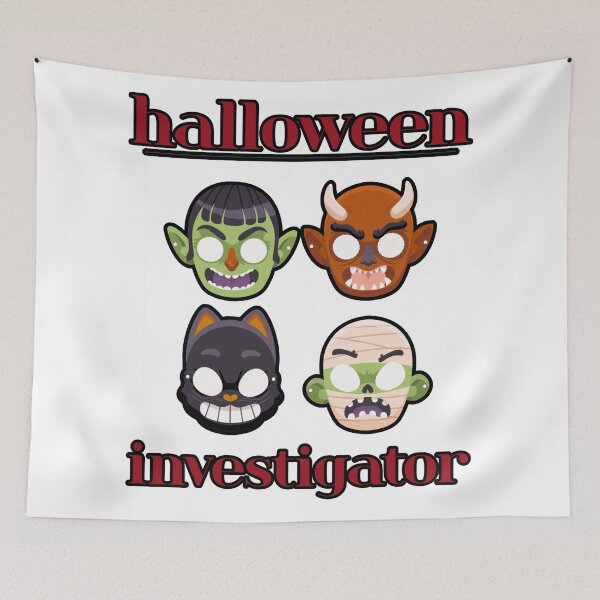 Item preview, halloween investigator designed and sold by Neylou-Art.