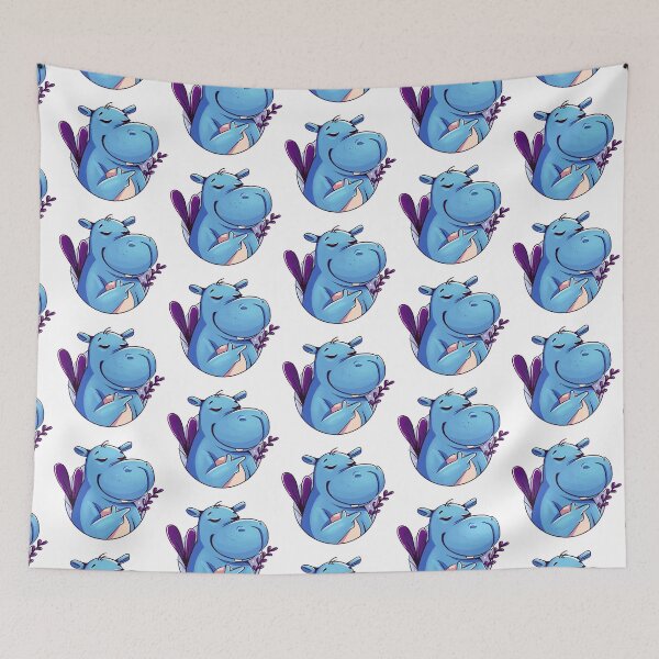 Item preview, Hippie hippo designed and sold by Sharmilapugs.