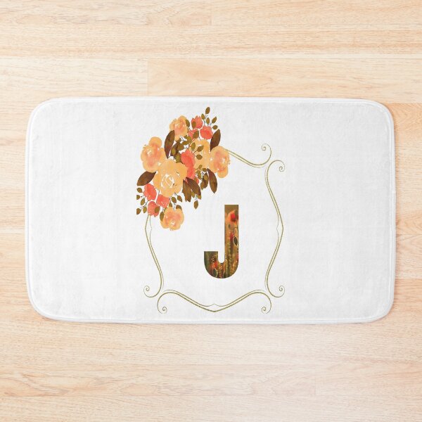 Item preview, Initial J Flowers Design, Monogram with Flowers, Initial Gifts for Her- designed and sold by bartdesigner.
