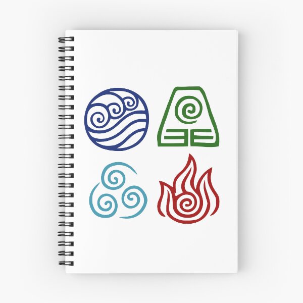 Item preview, Avatar The Four Elements Symbols Tattoo Hydro Stickers designed and sold by Chillygraphics.