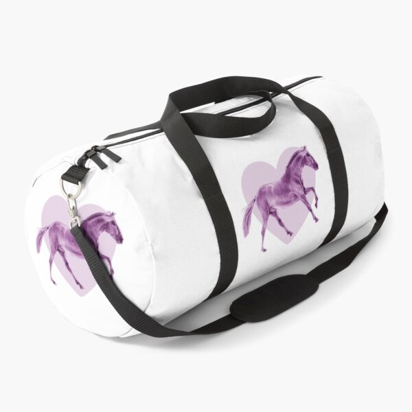 Item preview, Galloping horse 4 - purple colorized version, heart background designed and sold by SylvieG18.