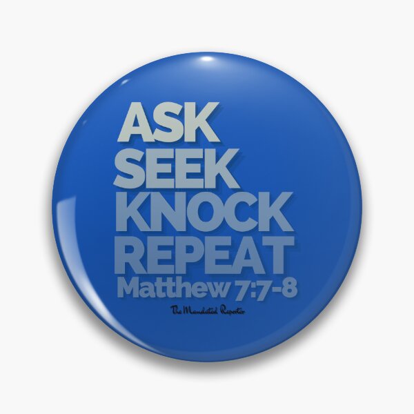 Item preview, Ask Seek, Knock Repeat - Sapphire designed and sold by TheReporter1.