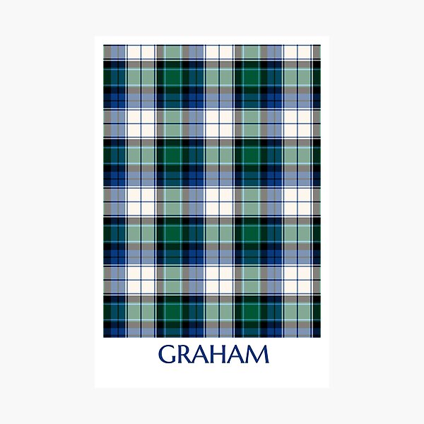 Item preview, Clan Graham Dress Tartan designed and sold by plaidwerx.