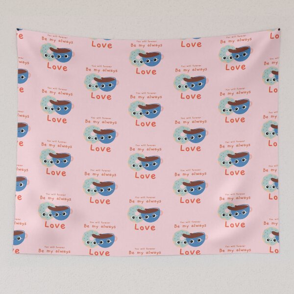 Item preview, You will forever be my always love coffee and donut designed and sold by KonichiwaCutie.