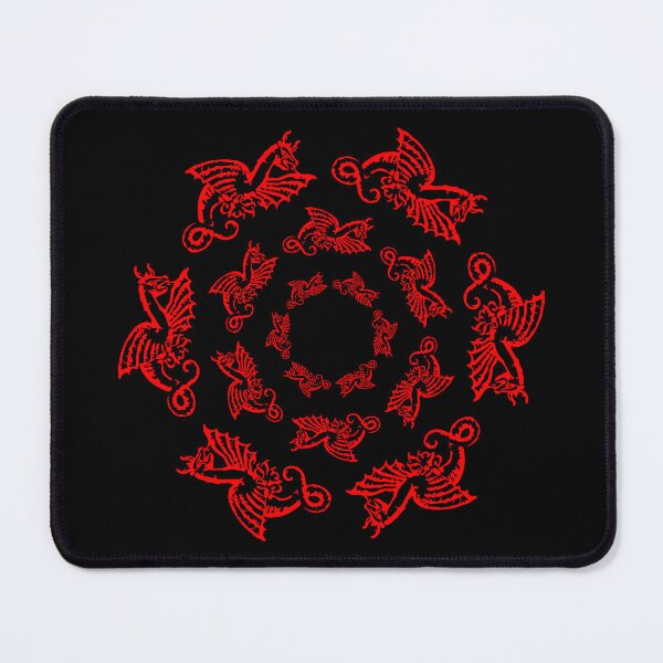 Artikelvorschau, DRACHENMUSTER - HEXAGONAL. ROT. entworfen und verkauft von 5hertz.