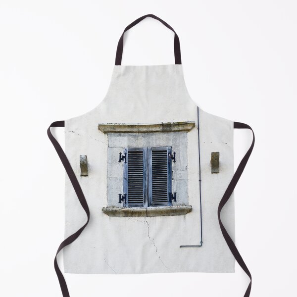 Item preview, Small old Italian window with shutters designed and sold by FlatLandPrints.