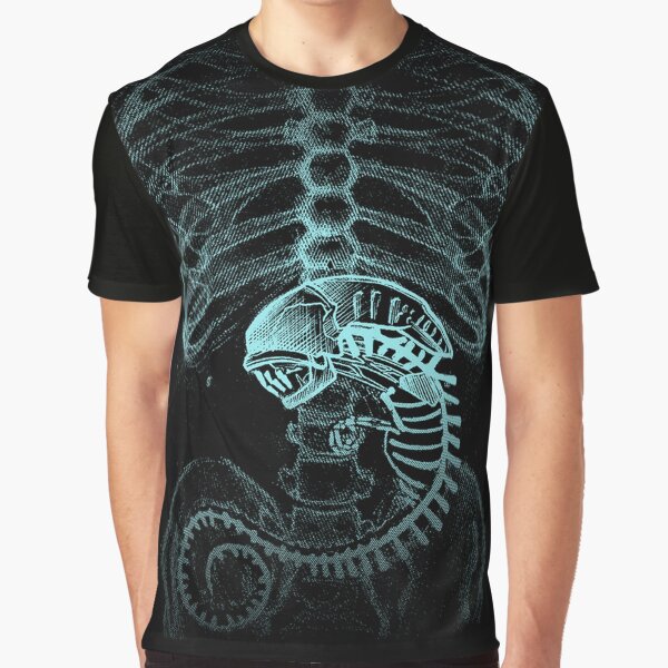 Alien Radiography, X-Ray Graphic T-Shirt