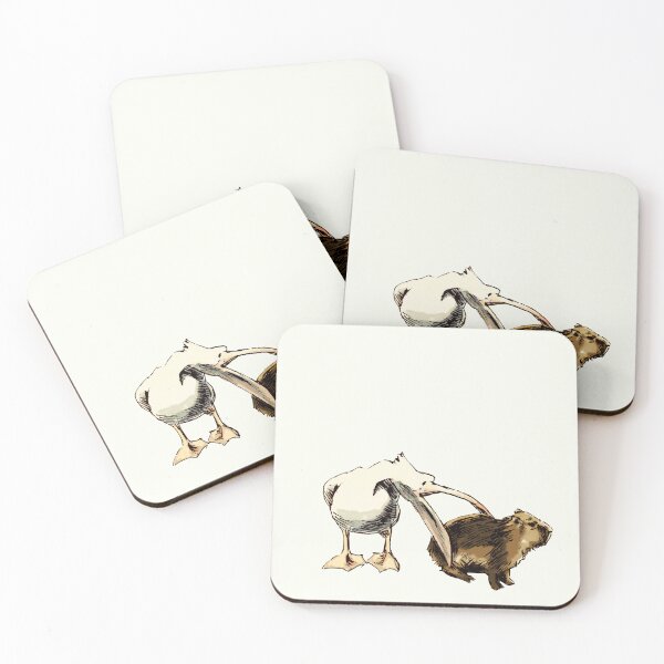 Item preview, A Pelican Attempts to Eat a Baby Capybara designed and sold by Catebooks.