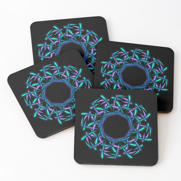 Item preview, Green and Blue Mandala, Abstract Art designed and sold by Meo Design.