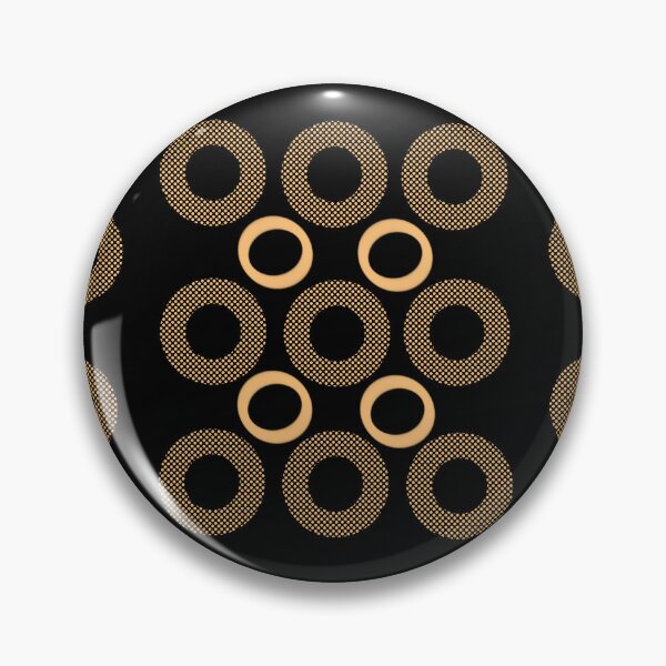 Item preview, Retro Circles Pattern Graphic - Throw pillow  designed and sold by Designspot2020.