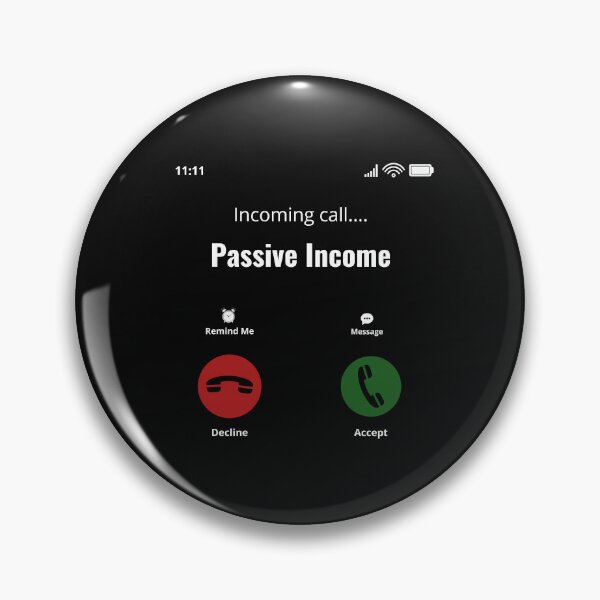 Item preview, Incoming Call Passive income - Passive income Call Screen designed and sold by universegrace.