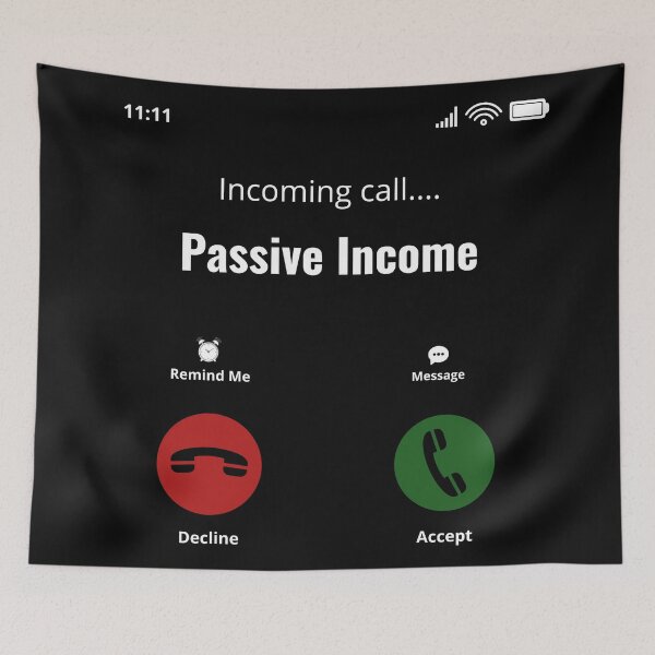 Item preview, Incoming Call Passive income - Passive income Call Screen designed and sold by universegrace.