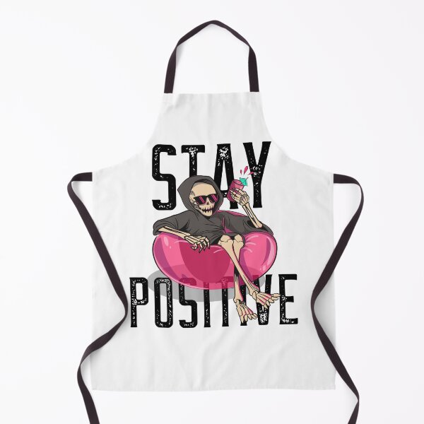 Item preview, Stay Positive Relaxing Grim Reaper Dark Humor Sarcasm designed and sold by Alladin7.