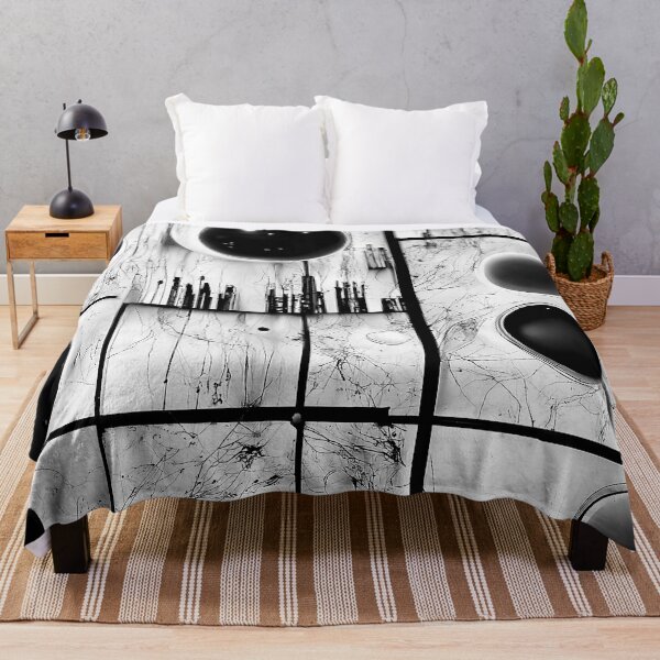 Item preview, Black & White Circles-Squares Pattern [6] designed and sold by FreshAirShop.