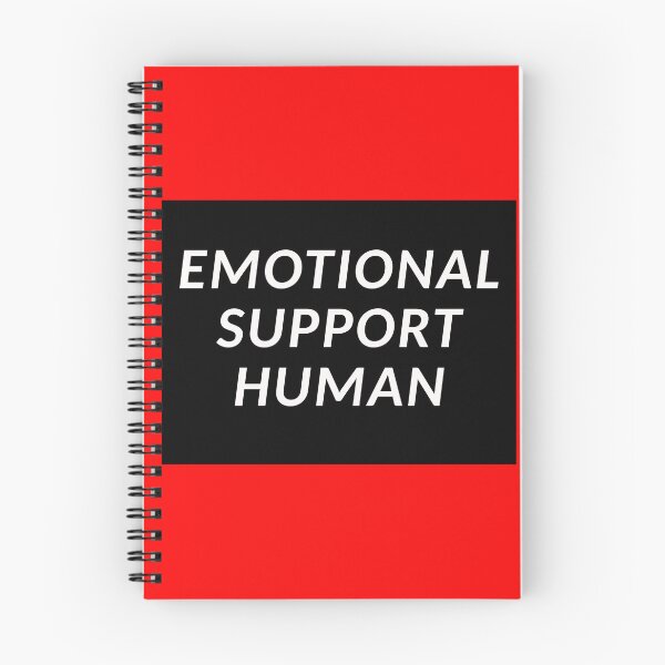 Item preview, Emotional Support Human designed and sold by Sarcasmagic.